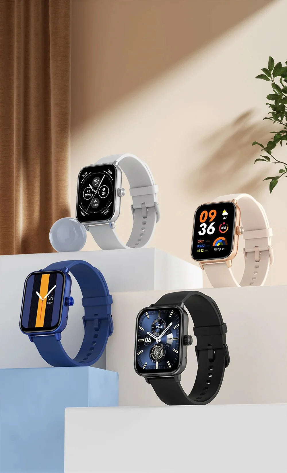 VitalPulse™ Smart Life Watch – Big Screen, Big Impact™