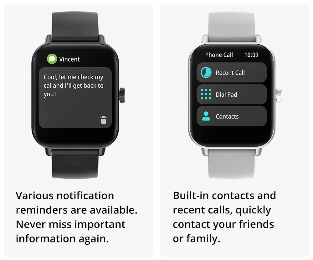 VitalPulse™ Smart Life Watch – Big Screen, Big Impact™