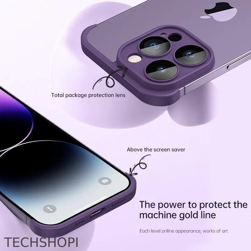 The Case-less Case ™ - Sleek Lens Protector Corner Pad Case for  iPhone -  by TechShopi - Cool-IphoneCase, gifts, iphone, iphonecase