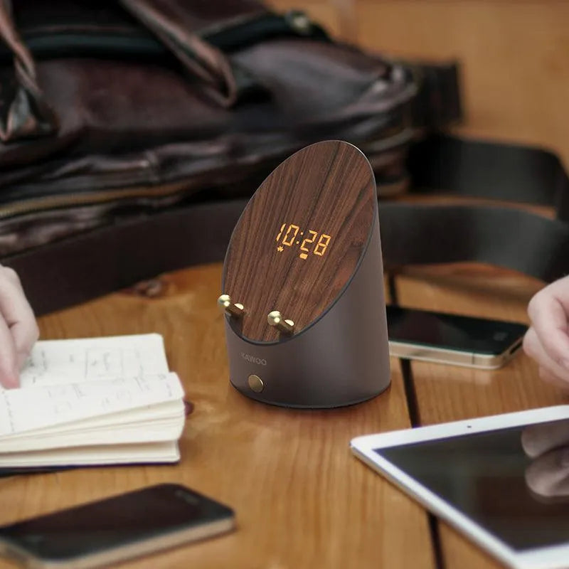 Wooden Speaker Smart Induction Speaker Phone Holder - TechShopi