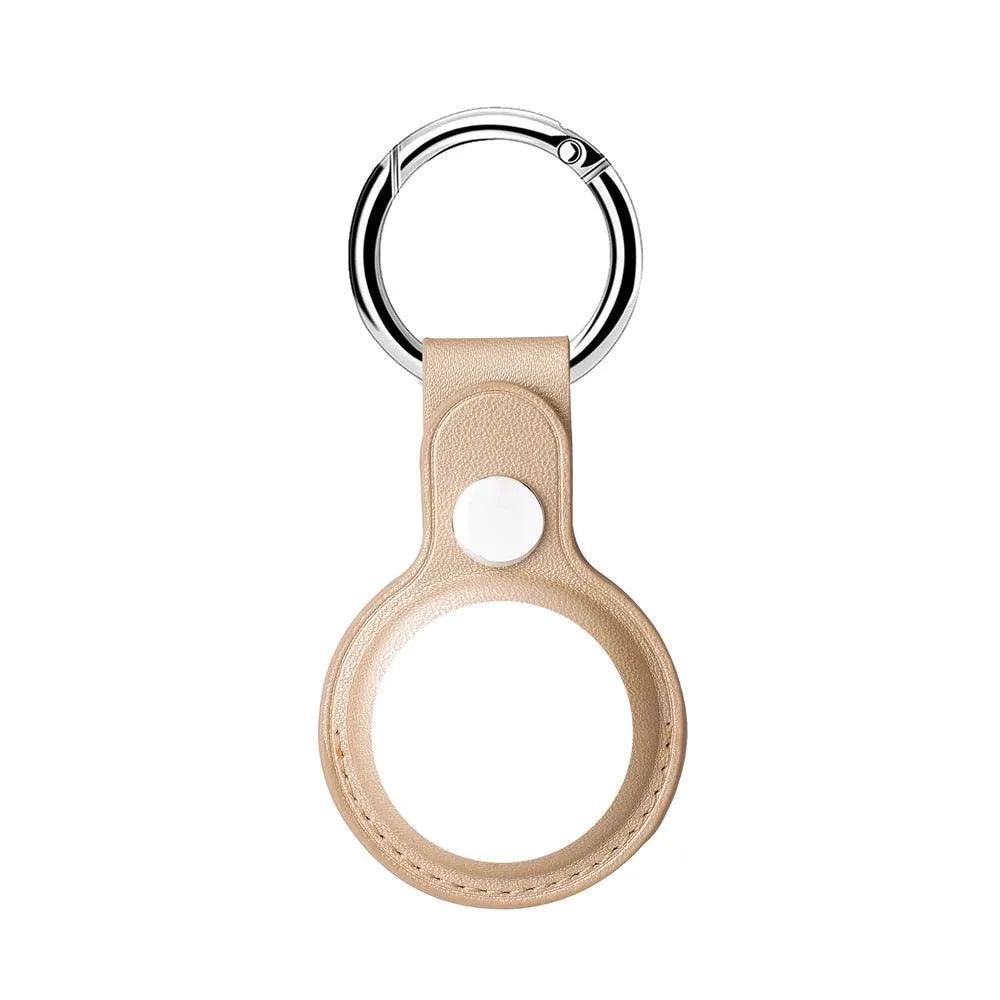 AirTag Leather Keychain - TechShopi