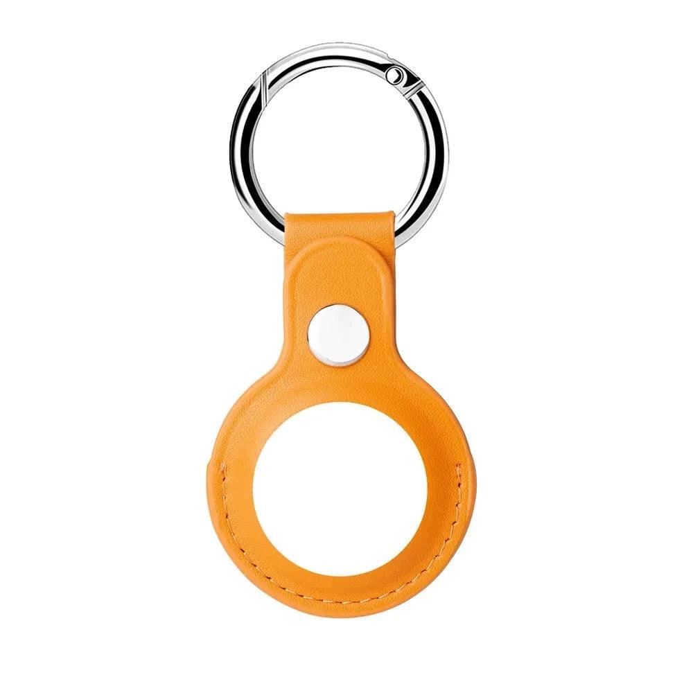 AirTag Leather Keychain - TechShopi