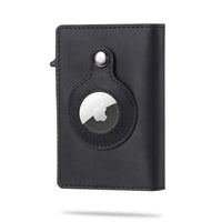 Thumbnail for AirTag Wallet & Card Holder RFID Carbon Fibre PU Leather - TechShopi