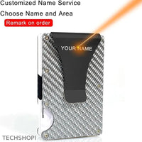 Thumbnail for Carbon Fiber Card Holder Wallet - Slim, Secure and Stylish customized Name service - 0 by TechShopi - AirTag, AirTag-CardHolder, autopostr_pinterest_64772, autopostr_pinterest_64836, HomePage