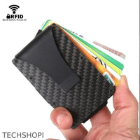 Thumbnail for Carbon Fiber Card Holder Wallet - Slim, Secure and Stylish customized Name service - 0 by TechShopi - AirTag, AirTag-CardHolder, autopostr_pinterest_64772, autopostr_pinterest_64836, HomePage