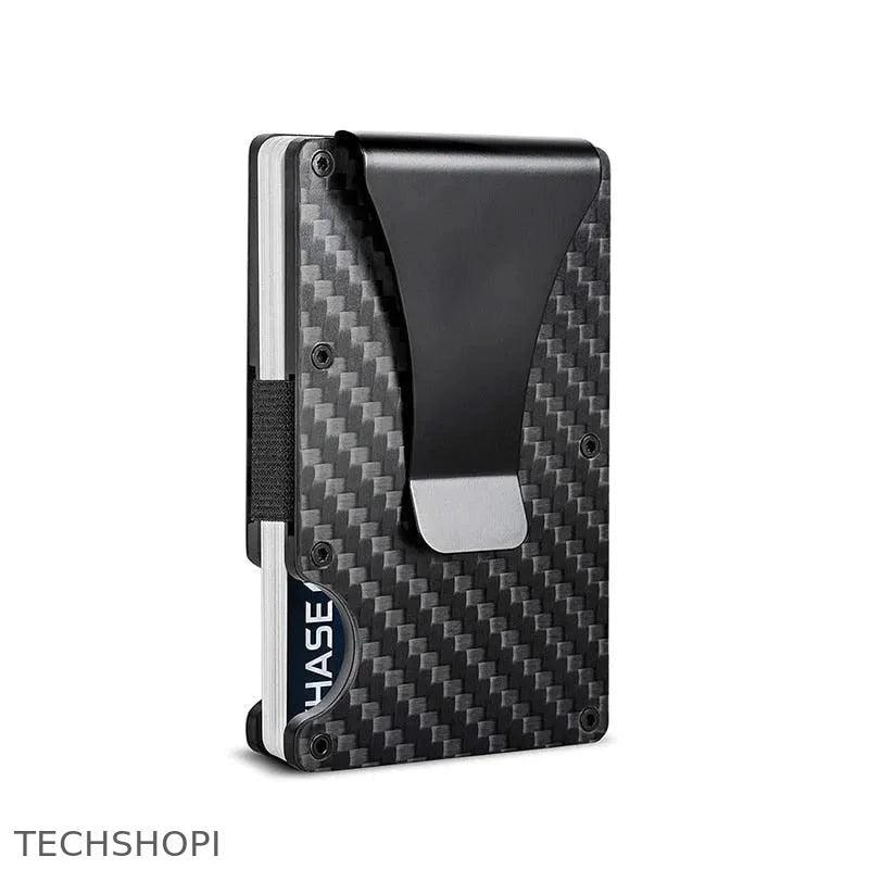 Carbon Fiber Card Holder Wallet - Slim, Secure and Stylish customized Name service - 0 by TechShopi - AirTag, AirTag-CardHolder, autopostr_pinterest_64772, autopostr_pinterest_64836, HomePage