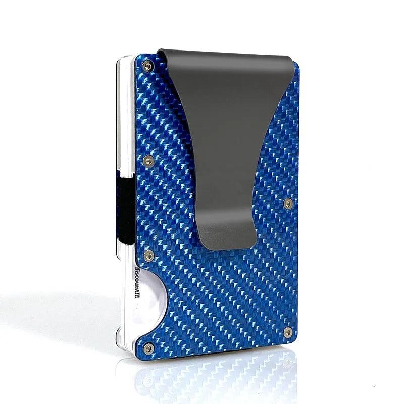 Carbon Fiber Card Holder Wallet - Slim, Secure and Stylish customized Name service - TechShopi