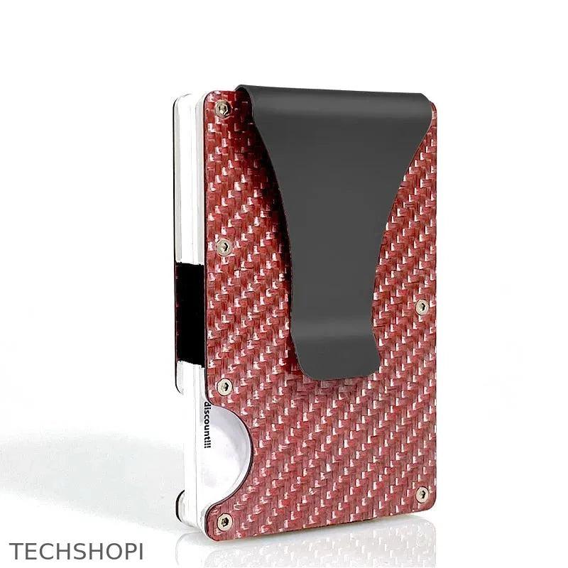 Carbon Fiber Card Holder Wallet - Slim, Secure and Stylish customized Name service - 0 by TechShopi - AirTag, AirTag-CardHolder, autopostr_pinterest_64772, autopostr_pinterest_64836, HomePage