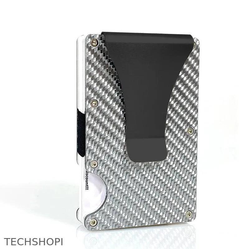 Carbon Fiber Card Holder Wallet - Slim, Secure and Stylish customized Name service - 0 by TechShopi - AirTag, AirTag-CardHolder, autopostr_pinterest_64772, autopostr_pinterest_64836, HomePage