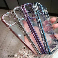 Thumbnail for iPhone Glitter Diamond Transparent Case for iPhone 13 11 12 14 Pro Max - 0 by TechShopi - autopostr_pinterest_64770, autopostr_pinterest_64773, autopostr_pinterest_64834, HomePage, iphone, Iphone-Case