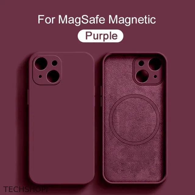 Liquid Silicone iPhone Case: Magsafe Compatible, Shock Absorbing, and More! - 0 by TechShopi - HomePage, iphone, Iphone-Case