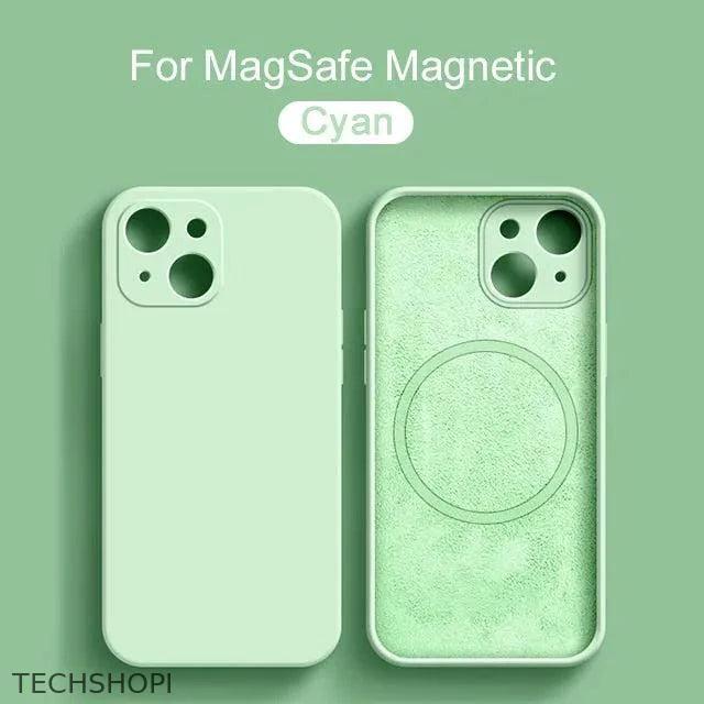 Liquid Silicone iPhone Case: Magsafe Compatible, Shock Absorbing, and More! - 0 by TechShopi - HomePage, iphone, Iphone-Case