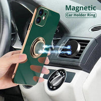 Thumbnail for Luxury Plating Magnetic & Ring Phone Case For iPhone - 0 by TechShopi - HomePage, iphone, Iphone-Case