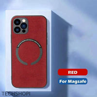 Thumbnail for Luxury Suede Leather MagSafe  Case for iPhone 14, 13, 12, 11, Pro Max, X, XR, XS, 7, 8 Plus - 0 by TechShopi - autopostr_pinterest_64770, autopostr_pinterest_64773, autopostr_pinterest_64834, HomePage, iphone, Iphone-Case